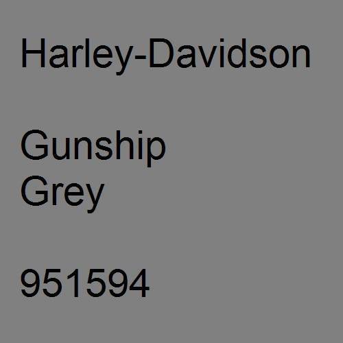 Harley-Davidson, Gunship Grey, 951594.